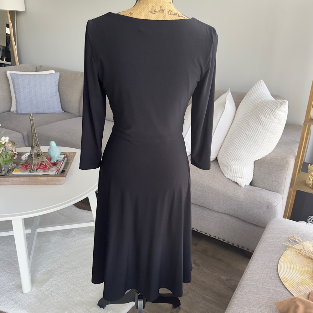 Ralph Lauren Black Long Sleeve Dress - Picture 8 of 10